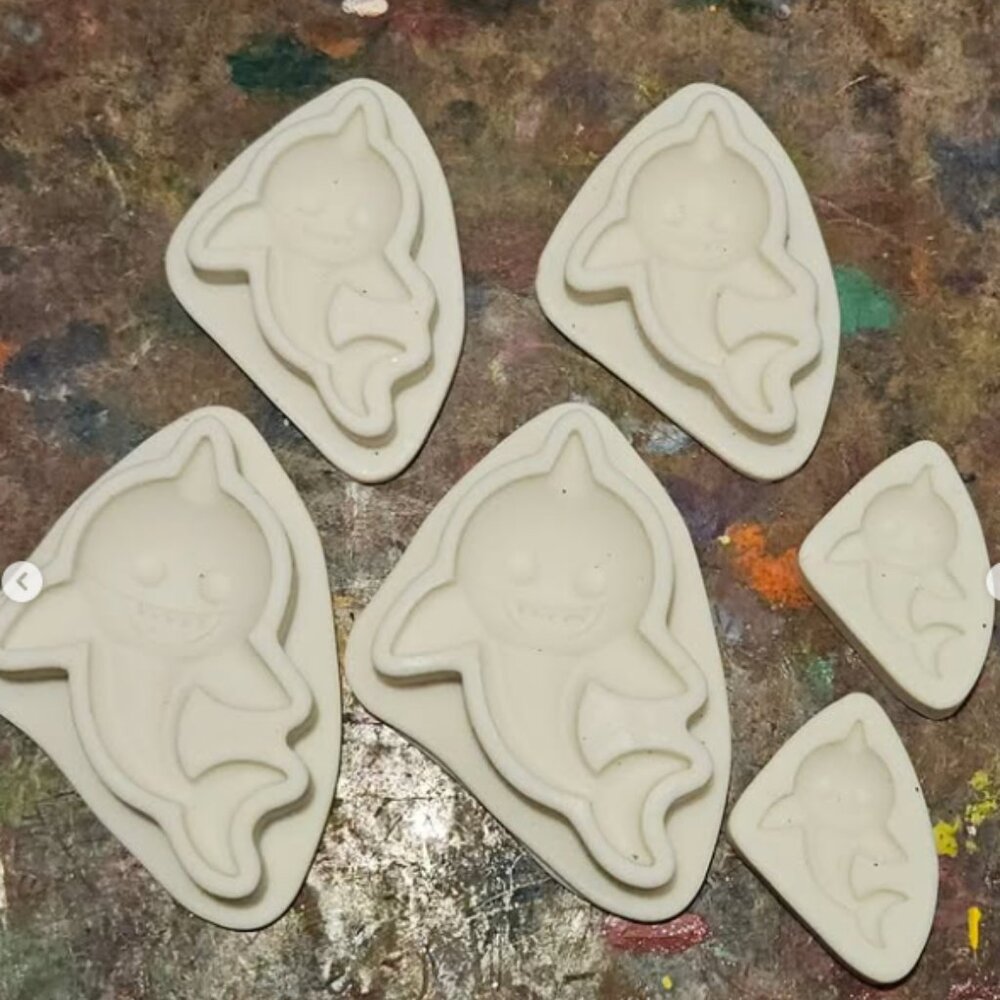 🍁 Baby Shark and family silicone molds